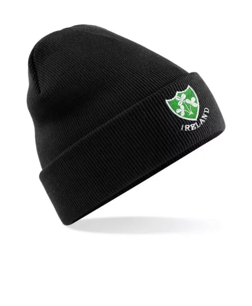 Ireland Rugby Warm Winter Ski Skull Cap Knitted Beanie Hat Women's Men's Unisex