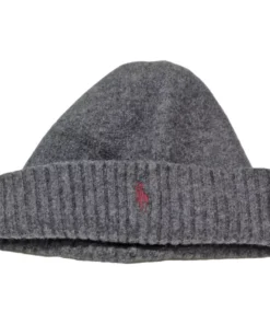 POLO RALPH LAUREN Boys Beanie Grey Knit Wool